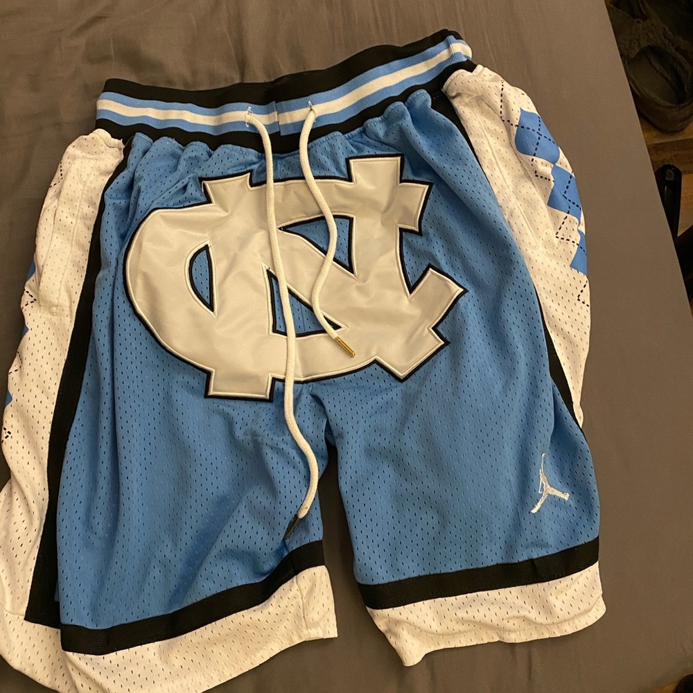 UNC basketball shorts